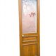 Engraved glass door, late 19th century.
