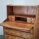 Danish Modern Teak Secretary Writing Desk with Drawers, 1960s