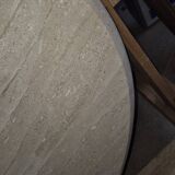 1970s travertine dining table