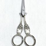 Eugène Schifferlet - Pair of grape scissors in silver