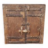 Old wooden tribal window