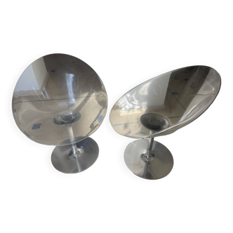 2 Philippe Starck Eros armchairs