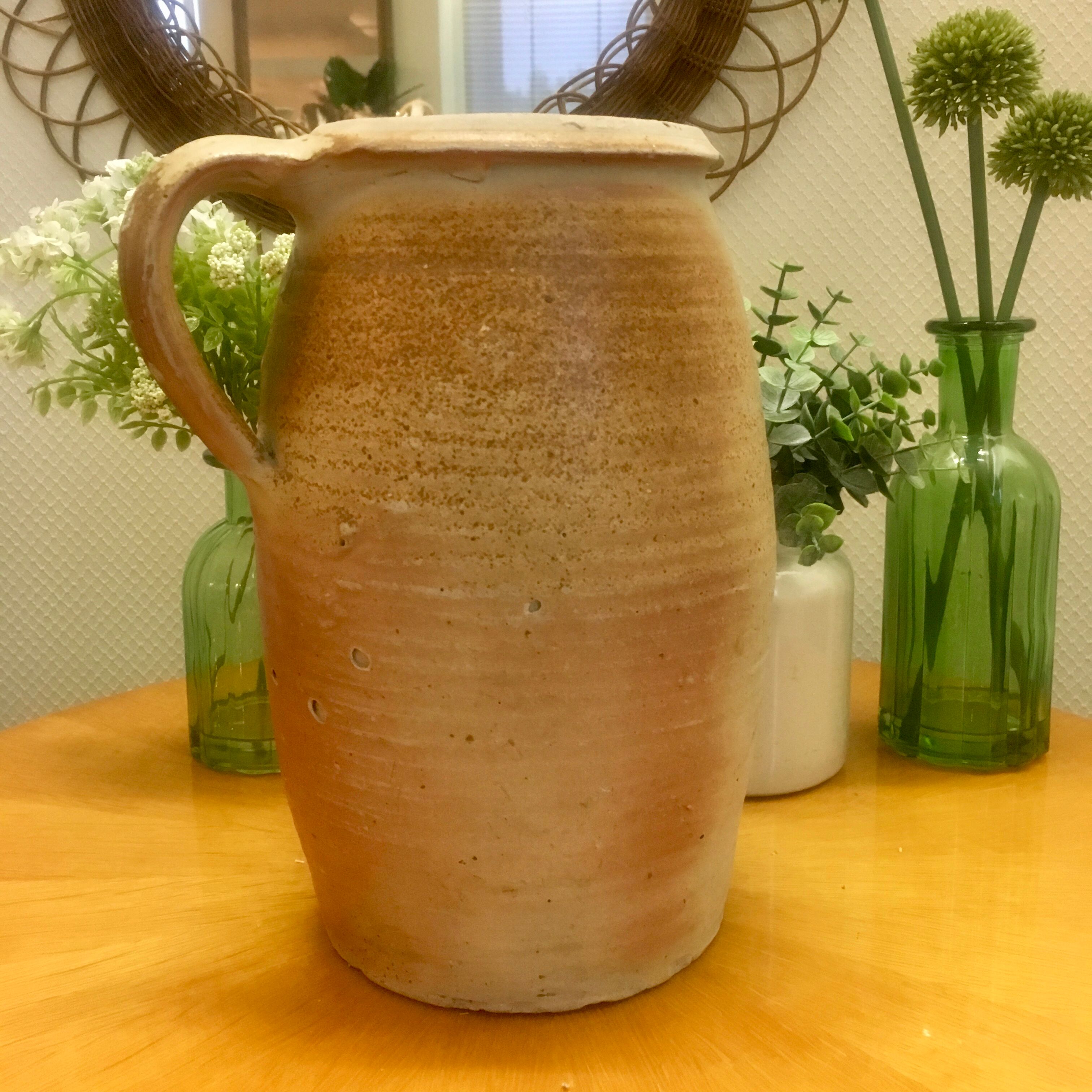 Pitcher in Sandstone of Puisaye or La Borne vintage
