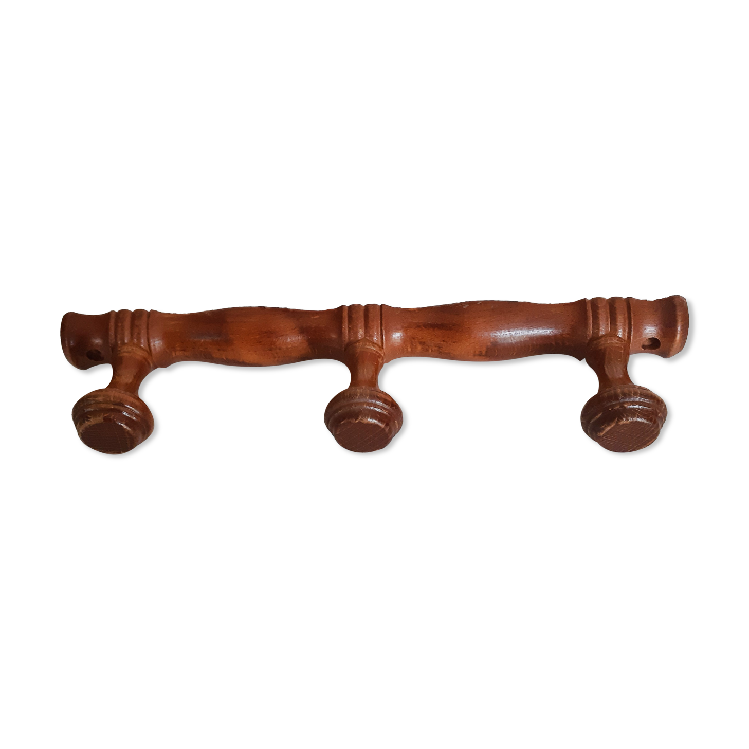 Wooden coat rack