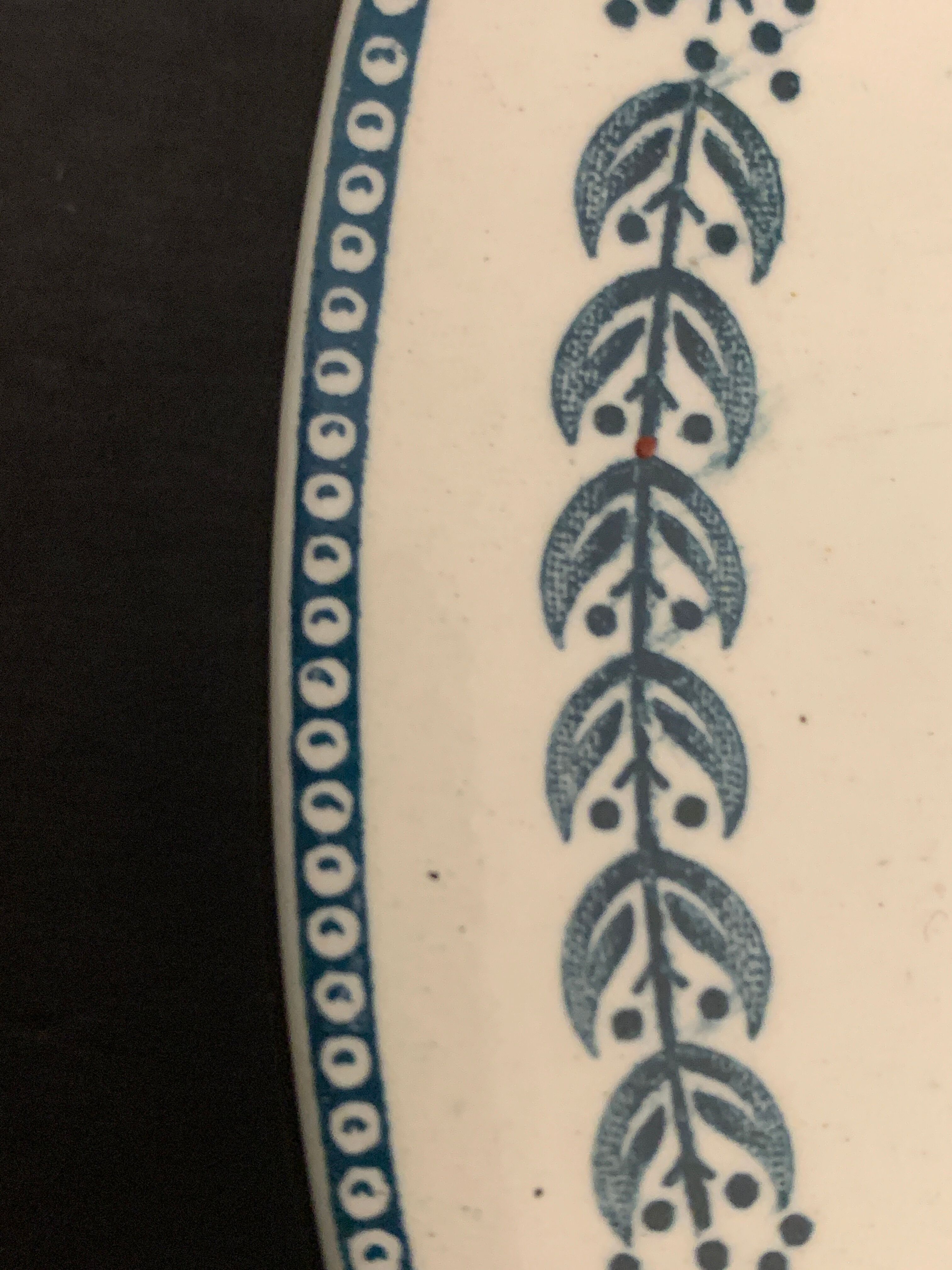 8 flat plates old Iron Earth, Salins, Condé service