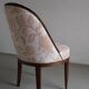 2 Art Deco mahogany curved back chairs | France | 1920s