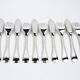 12x2 fish cutlery Christofle America silver-plated, design by Luc Lanel