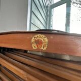 Large travel trunk wardrobe Cosmopolis – vintage leather trunk