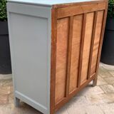 40's grey green art deco chest of drawers