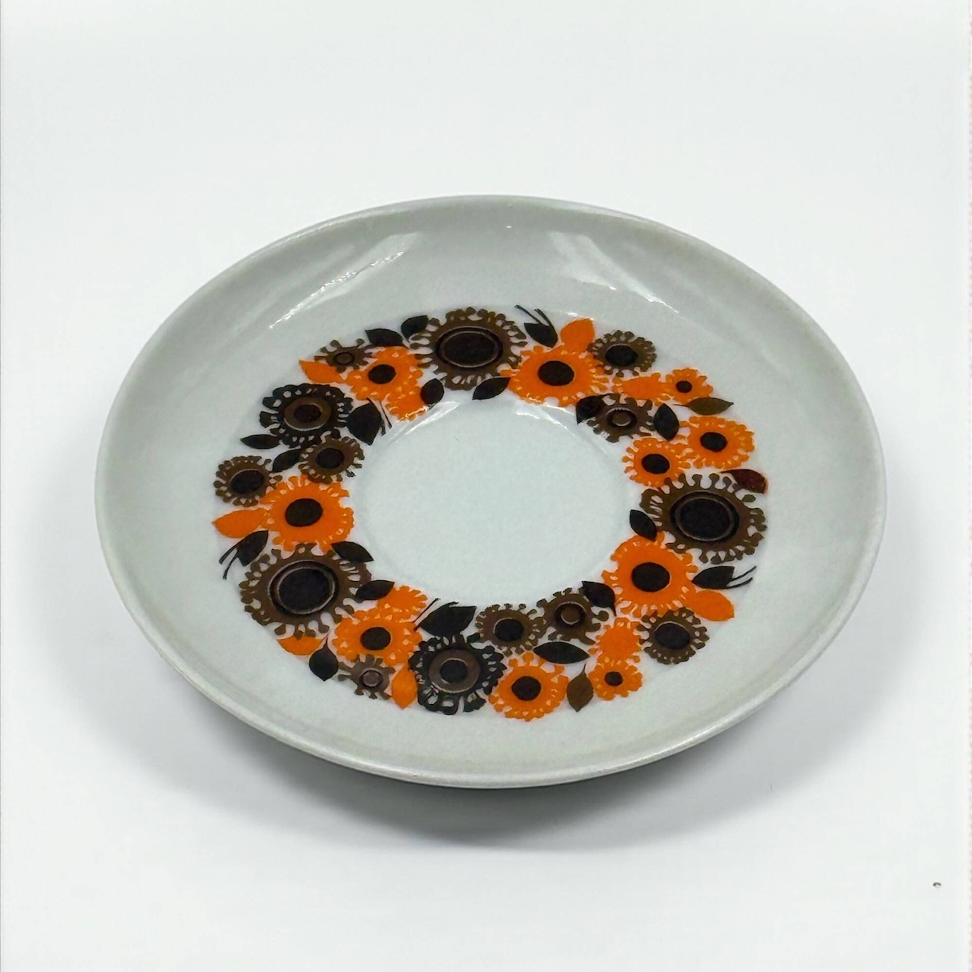 Service à café Thomas Rosenthal années 70 en porcelaine florale