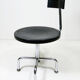 Architects chair with tubular steel frame, height adjustable