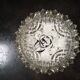 Old ceiling lamp vintage glass wall lamp 1960/70