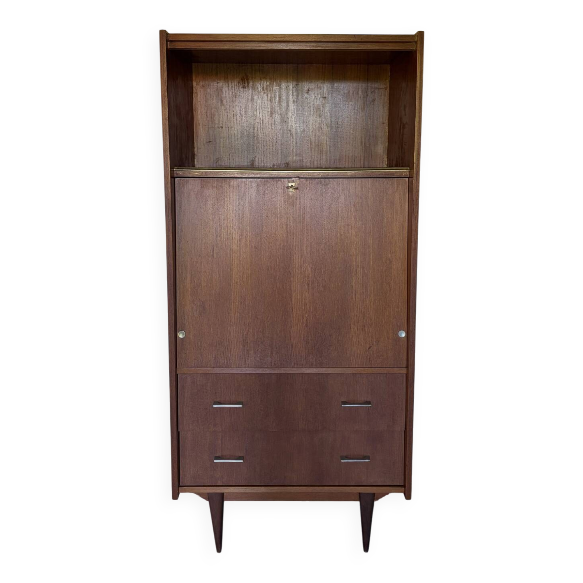 Vintage Scandinavian library secretary