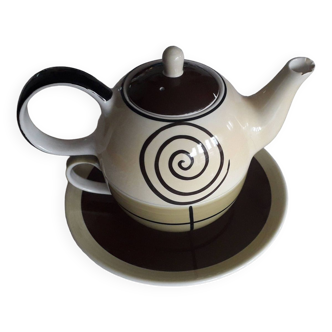 Vintage teapot signed Jodi-nv