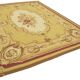 Handmade European Vintage Aubusson Kilim 264 cm x 363 cm