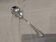 Rice serving shovel silver plated metal goldsmith cross Lorraine style LXV