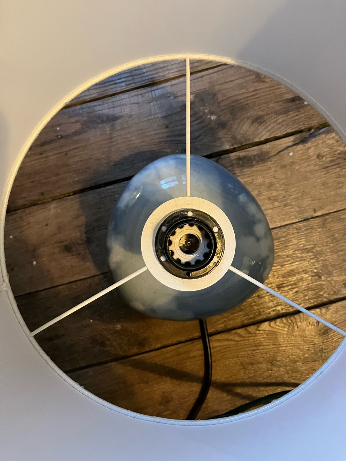 Lampe en céramique de Yves Mohy pour Virebent