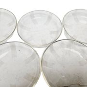 Vintage Art Deco dessert plates, 1930s, set of 6