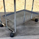 1960s 1970s Serving Cart Dinette Space Age in Metal Plastic