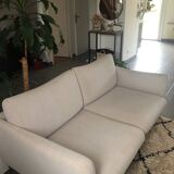Moby beige 2-seater sofa