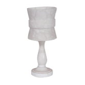 Alabaster french mid-century table lamp