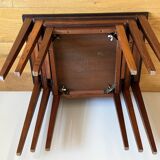 3 rosewood nesting tables - Denmark 1960s