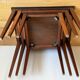 3 rosewood nesting tables - Denmark 1960s