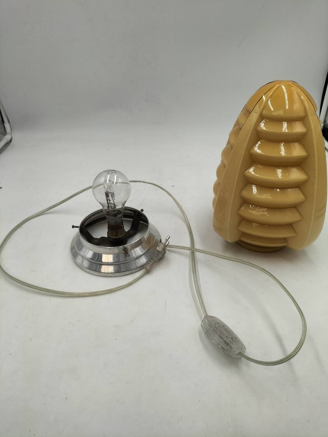 Art Deco glass table lamp