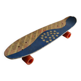 skateboard skate fiberglass USA flag années 70