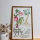 Cynorrondon and red ginseng pharmacy herbarium frame