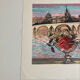 Lithograph signed by Michel Henry - The Institute and Notre Dame de Paris