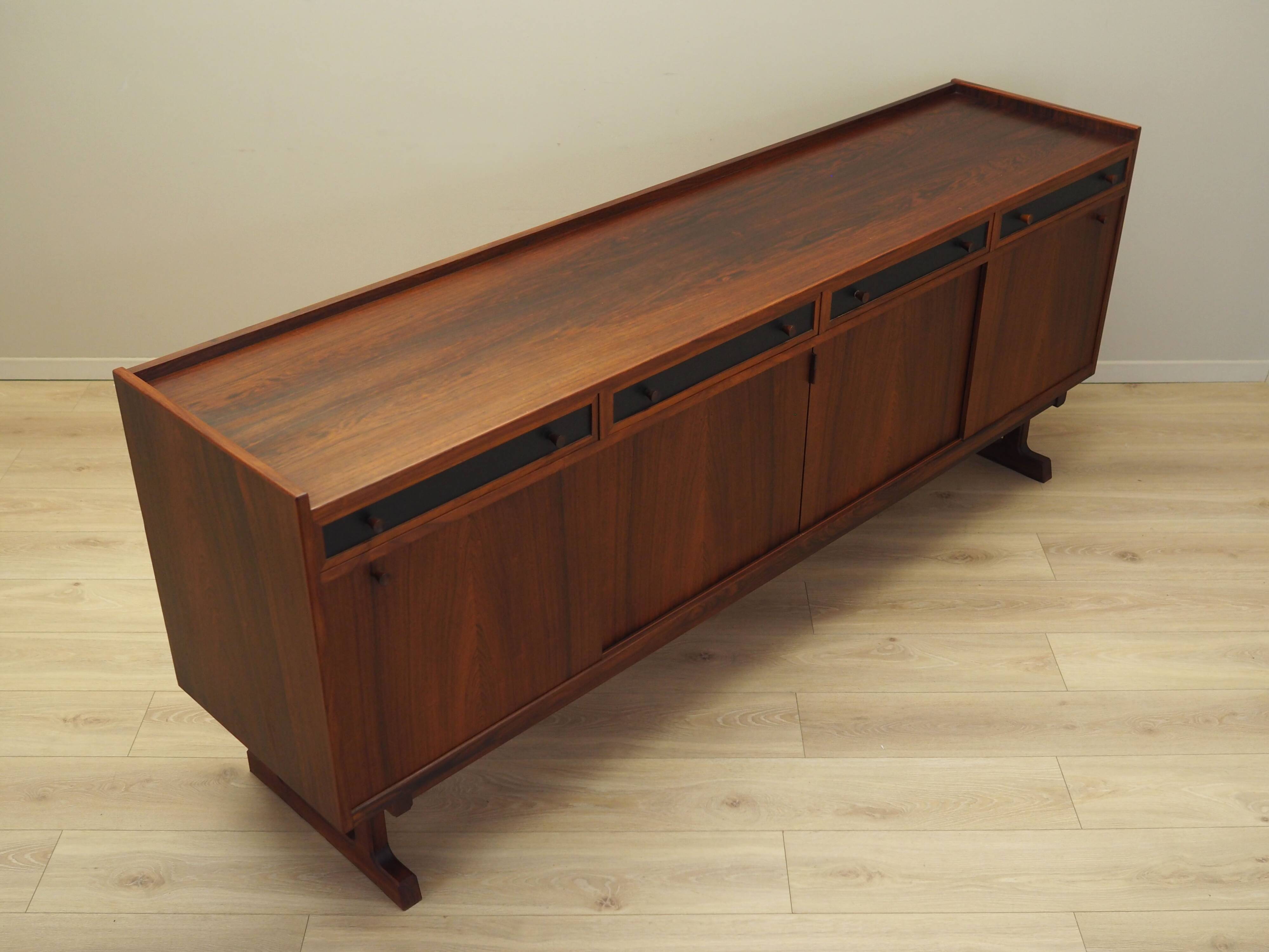 Rosewood sideboard, Danish design, 1960s, manufacturer: Hans Bech