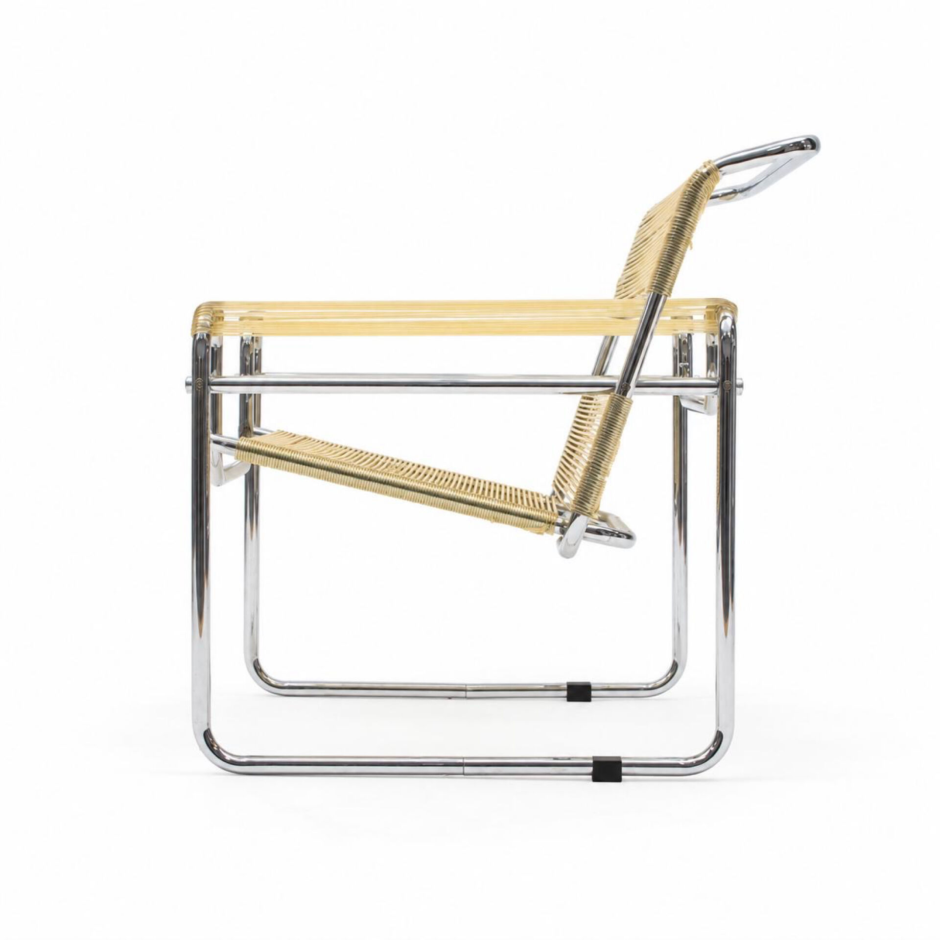 Chaise Wassily "Spaghetti" B3 Cesca par Marcel Breuer