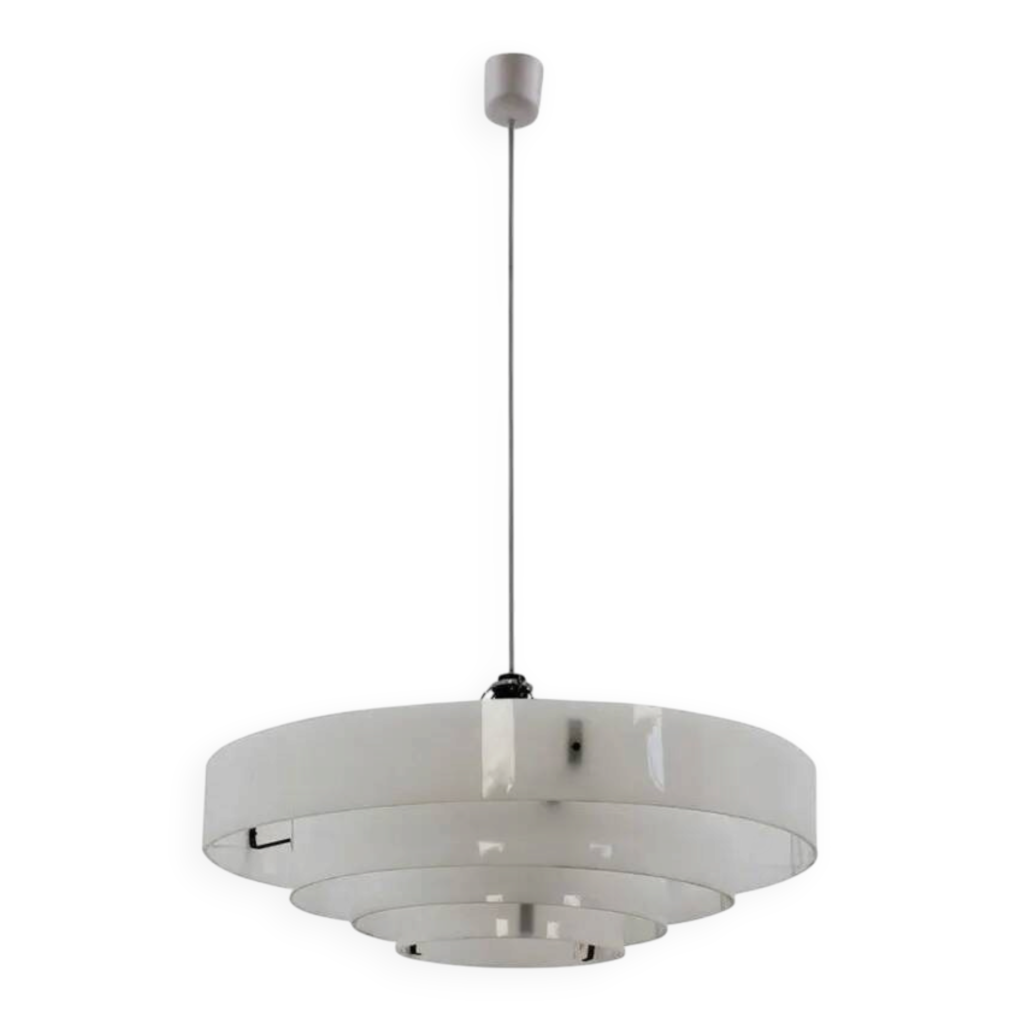Midcentury Industrial Pendant / Up to 20 Pieces, 1970s