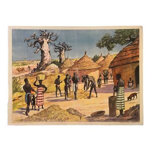 Affiche scolaire Climat Chaud et