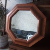 Small octagonal vintage mirror 27x27cm