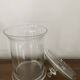Candy box, pharmacy pot, pot with vintage glass lid Diameter 22.5 cm