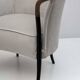 Rare Giorgetti Italian Velvet Conversation Sofa "Progetti", 1980s