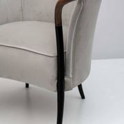 Rare Giorgetti Italian Velvet Conversation Sofa "Progetti", 1980s