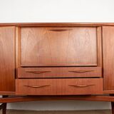 Sideboard, Danish teak Highboard, Ærthoj Jensen and Mølholm Herning 1960