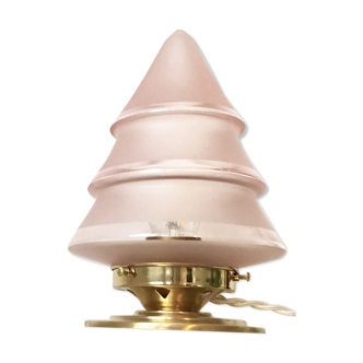 Pink fir globe lamp