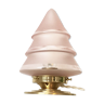 Lampe globe sapin rose