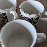 5 old coffee cups