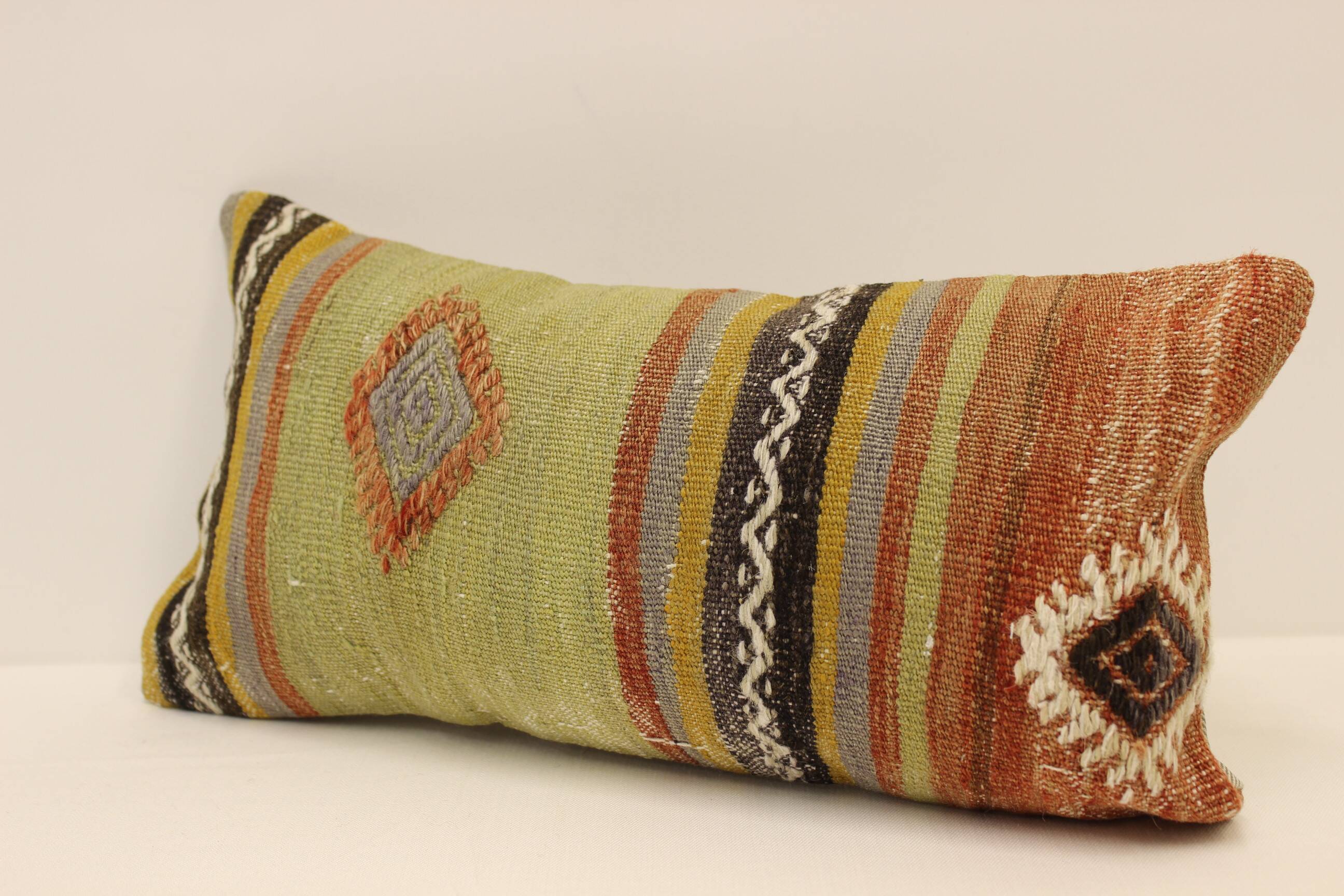 Turkish kilim cushion, 20x40 cm, yk-224