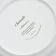 Set of 10 porcelain dessert plates, christofle, 1960s