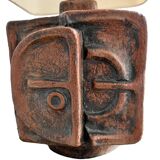 Terracotta lamp byhemut schäffenacker 1960