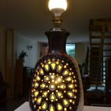 Fat Lava ceramic lamp with double lighting from the 60s/70s.