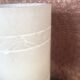 Alabaster lamp with fabric cable and vintage accessories