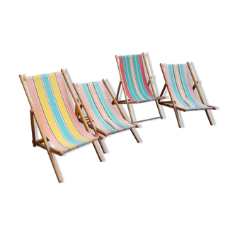 Set of 4 sunbeds