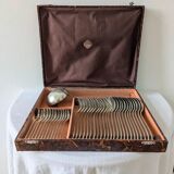 Antique Apollo silver-plated cutlery set 84g – Art Deco 37 pieces